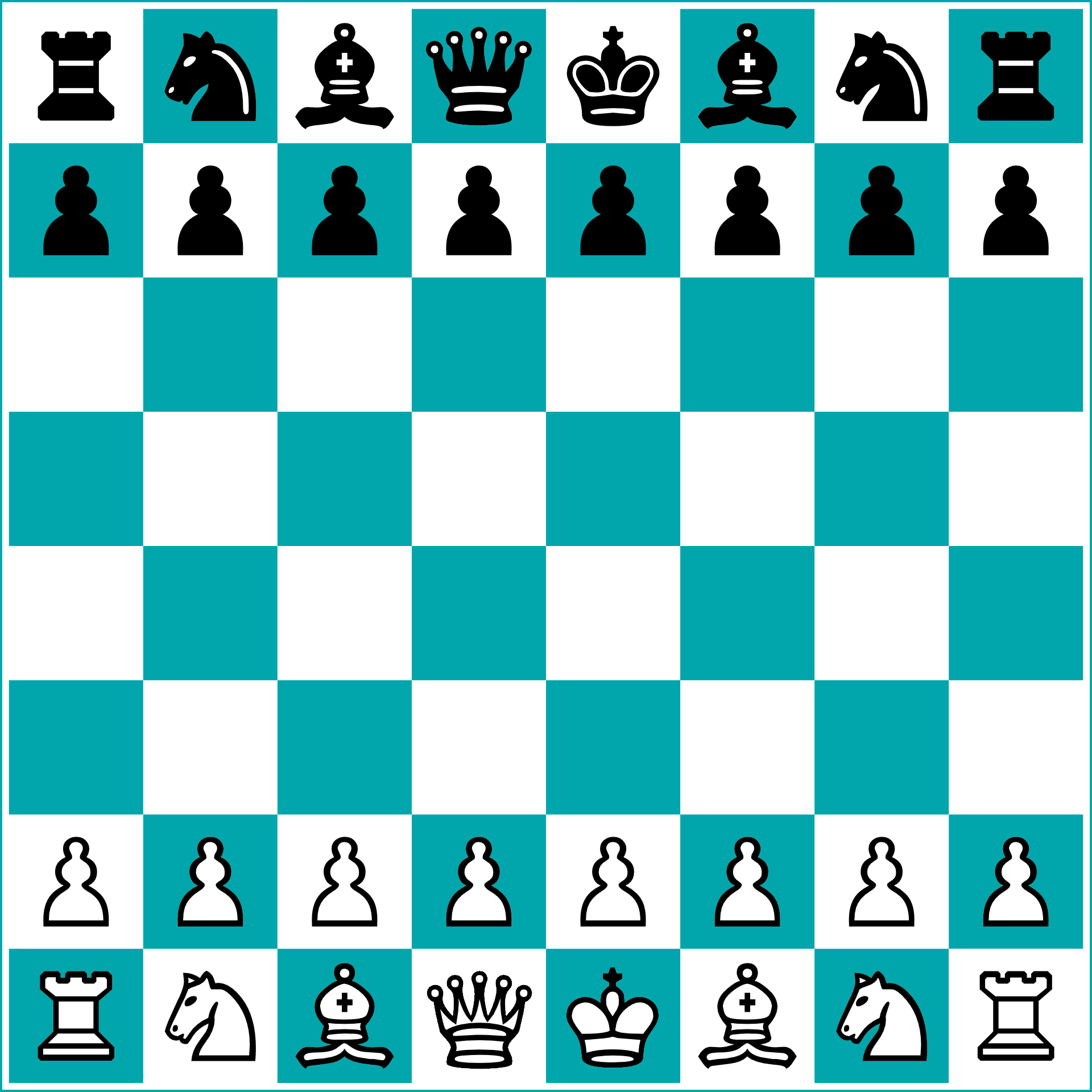 Начальная расстановка фигур в шахматах